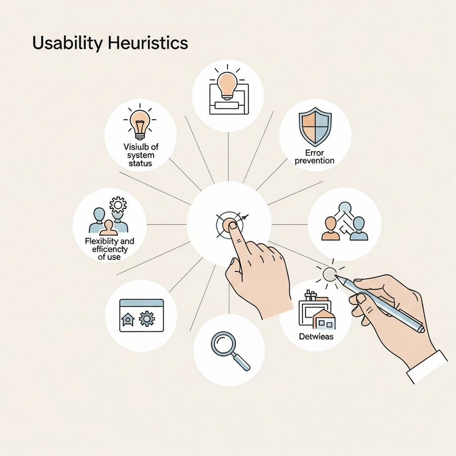 กฎทองของ Usability และ Heuristics: คู่มือนักออกแบบ
