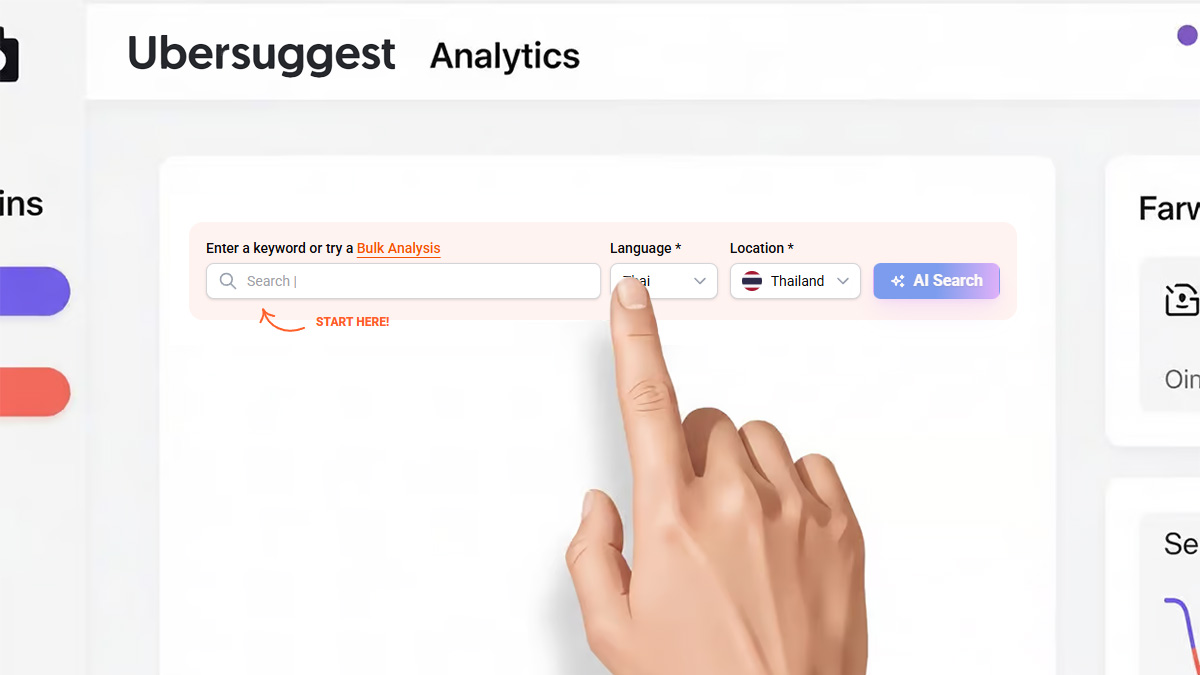 วิธีหา Longtail Keywords โดยใช้ Ubersuggest