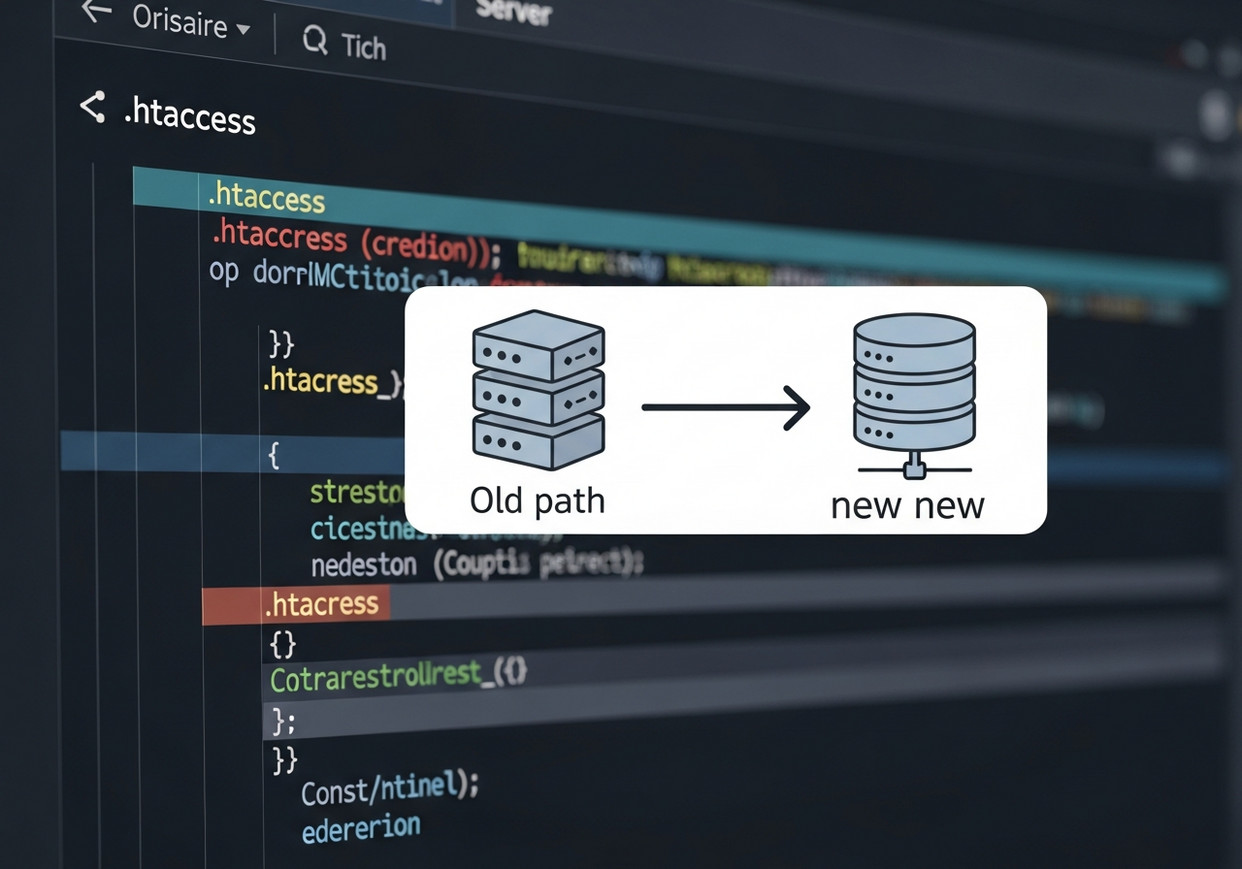 การตั้งค่า Redirect 301 ผ่านไฟล์ .htaccess (สำหรับ Apache Server)