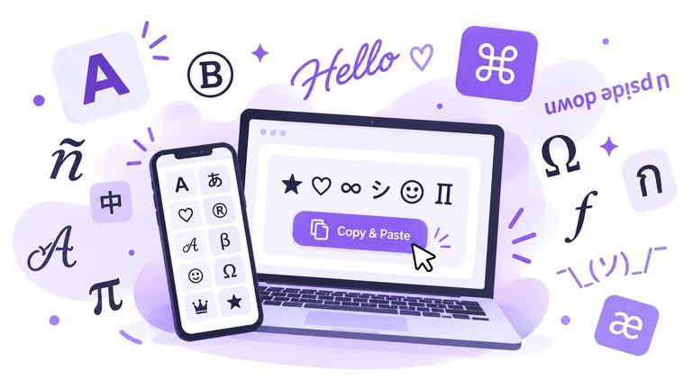 อักษรพิเศษและสัญลักษณ์ Unicode สำหรับคัดลอกและนำไปใช้งาน